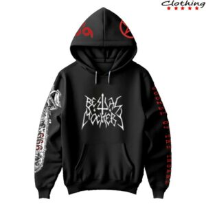 Temporal Dimensions Patches Merch Store Bestial Mockery Gospel Of The Insane Pullover Hoodie
