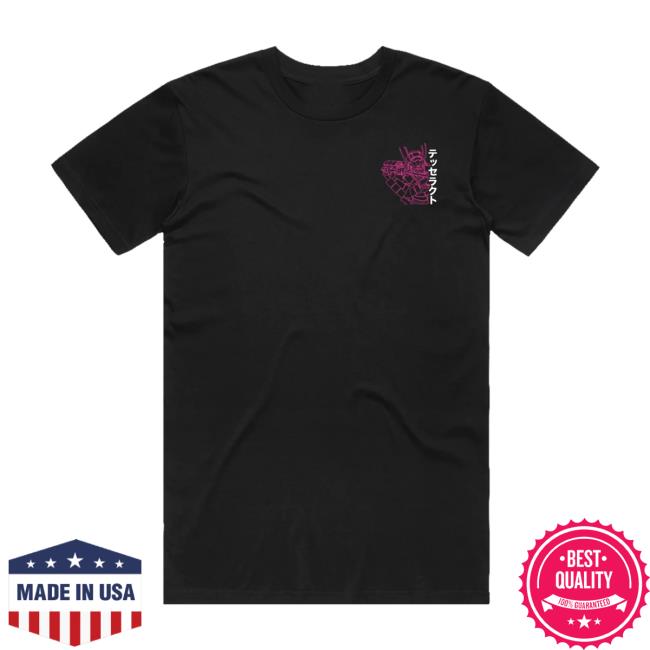 Tesseract Merch Store Neon Samurai Tee Black 3 Tesseract Merch Store Neon Samurai Tee Black