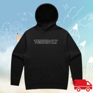 Tesseract Store Merch Burning Cube Hood Black