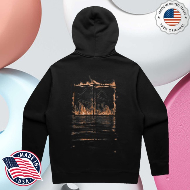 Tesseract Store Merch Burning Cube Hood Black 4 Tesseract Store Merch Burning Cube Hood Black