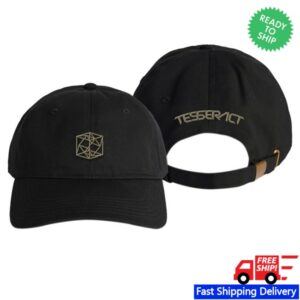 Tesseract Store Merch Embroidered Cube Cap Black