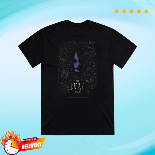 The Cure Merch Store Vilnius 2026 Event T-Shirt 2 The Cure Merch Store Vilnius 2026 Event T-Shirt