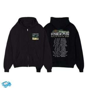 The Longest Johns Merch Store Ends Of The Earth Uk Tour Black Hoodie