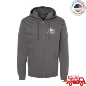 The Merch Collective Store Cartoon Grey Heather Zip Up Hoodie