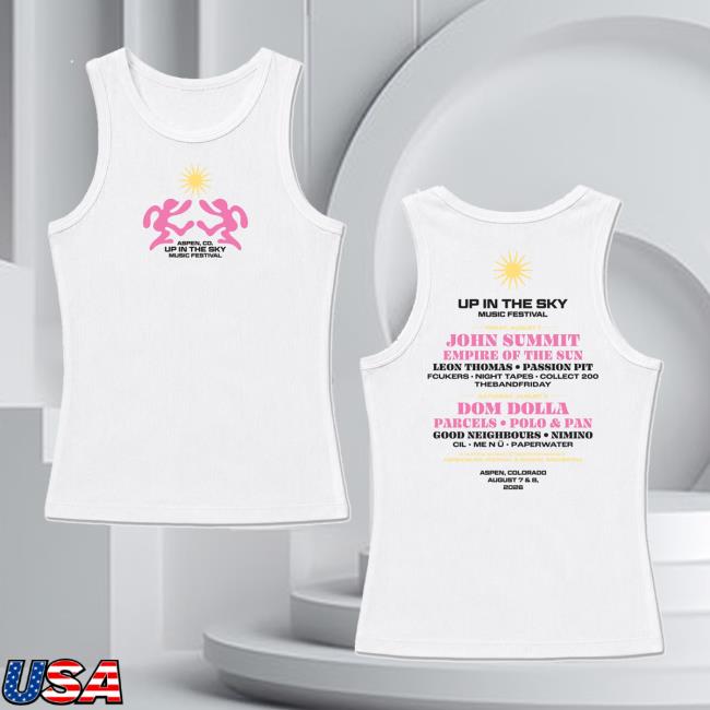 Up In The Sky Music Festival Store Merch Women's Dancing Lineup Tank 5 Up In The Sky Music Festival Store Merch Women's Dancing Lineup Tank