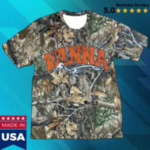 Vanna Merch Store Deer Skeleton Real Tree Camo Tee