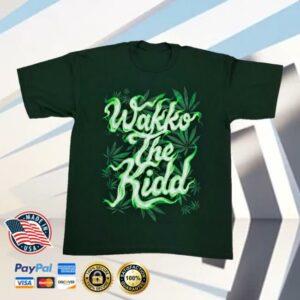 Wakko Exotics Merch Store Wakko The Kidd Smokin Weed Till I Die Forest Green Tee